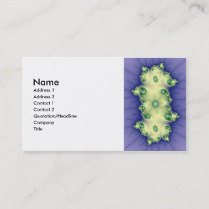 Carte De Visite Gem rare - Fractal