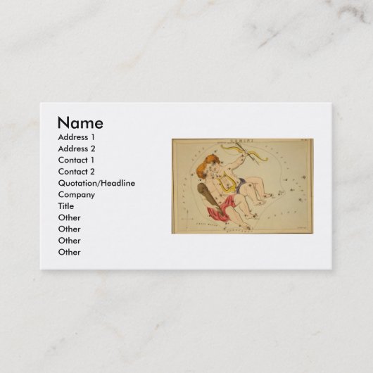 Carte de visite Gemini (Devant)