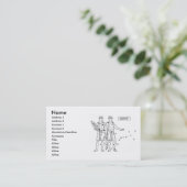 Carte de visite Gemini (Debout devant)