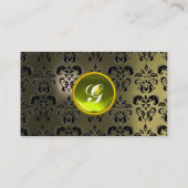 CARTE DE VISITE GEMME DAMASK CLASSIQUE MONOGRAMME (Dos)