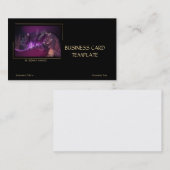 Carte De Visite Gemstone Crystal Amethyst Bijoux (Devant / Derrière)