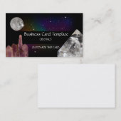 Carte De Visite Gemstone & Crystals (Devant / Derrière)