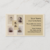 Carte de visite généalogiste (Devant)