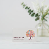 Carte De Visite généalogiste de l'arbre généalogique de la famille (Debout devant)