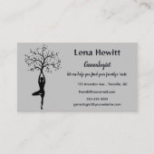 Carte De Visite Généalogiste modifiable (Devant)