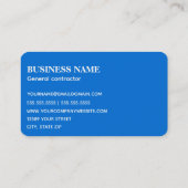 Carte de visite général (Dos)