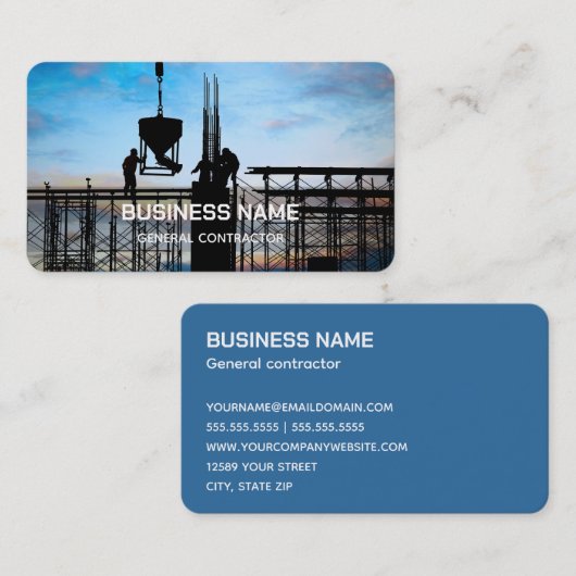 Carte de visite général (Devant / Derrière)