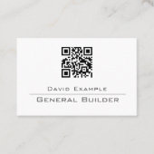 Carte De Visite General Builder Building Représentant de la sociét (Devant)