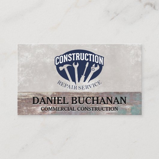 Carte De Visite General Contractor | Construction | Repair (Devant)
