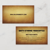 Carte de visite général empaqueté d'archives (Devant / Derrière)