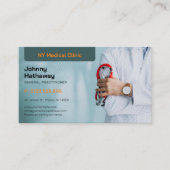 Carte De Visite Généraliste | Médicale professionnel (Devant)