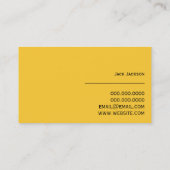 Carte De Visite Généralités Entrepreneur Architectes Construction (Dos)