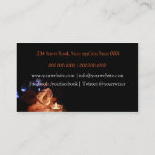 Carte De Visite Generic health/spa/massage business card (Dos)