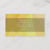 Carte de visite générique (Dos)