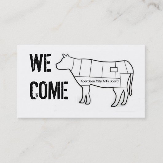 Carte de visite générique de propagande - un art - (Devant)