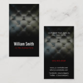 Carte de visite générique de tapisserie (Devant / Derrière)