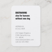 Carte De Visite Génial Dane (Dos)