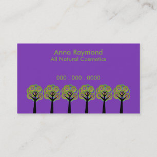 Carte de visite génial d'arbres