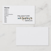 Carte De Visite Génie de Phlebotomy (Devant / Derrière)