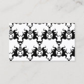 Carte De Visite Genie Ghost Sortant de Lampe Motif sans couture (Devant)