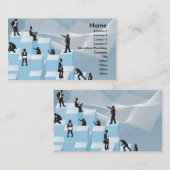 Carte De Visite gens d'affaires de conception (Devant / Derrière)