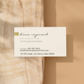 Carte De Visite gentil professionnel simple et basique