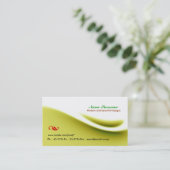 carte de visite gentil simple (Debout devant)