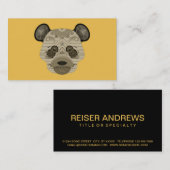 Carte De Visite geo bear (Devant / Derrière)