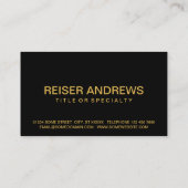 Carte De Visite geo bear (Dos)