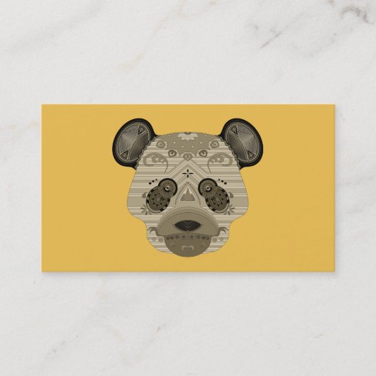 Carte De Visite geo bear (Devant)