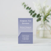 Carte de visite Geo Tech, Serene Blue (Debout devant)