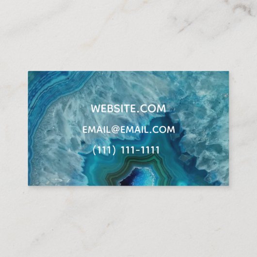 Carte De Visite geode (Dos)