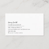 Carte De Visite Géode à agate chic professionnel holographes entre (Dos)