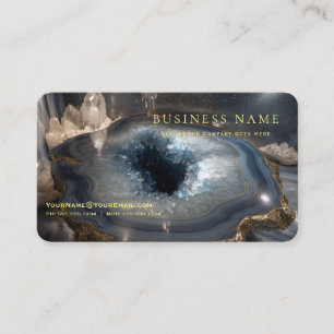 Carte De Visite Géode Métaphysique de Cristal