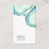 Carte De Visite Géode Seaglass | Médias sociaux verticaux (Devant)