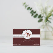 Carte De Visite Géoglyphes Pérou Ancien logo animal (Debout devant)