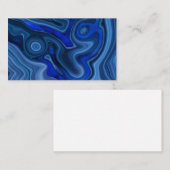 Carte De Visite Géologie de pierre minérale en pierre de Malachite (Devant / Derrière)