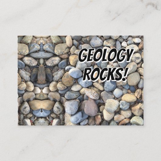 CARTE DE VISITE GÉOLOGIE ROCKS! (Devant)