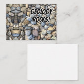 CARTE DE VISITE GÉOLOGIE ROCKS! (Devant / Derrière)