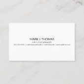 Carte De Visite Geometric Leaf Finance Logo (Dos)