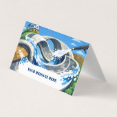 Carte De Visite Geometric Residential pressure washing Flow (Dos)