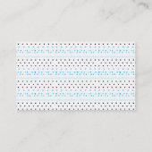 Carte De Visite Geometrics bleu (Dos)