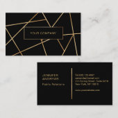 Carte De Visite Géométrie moderne (Devant / Derrière)