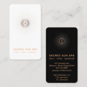 Carte De Visite *~* Géométrie Sacrée Alchimie Shaman Mandala (Devant / Derrière)