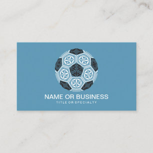 Carte De Visite géométrie sacrée du soccer