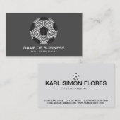 Carte De Visite géométrie sacrée du soccer (Devant / Derrière)