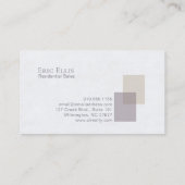 Carte De Visite Géométrique Abstraite (Dos)