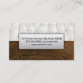 Carte De Visite Géométrique | Grain de bois (Dos)