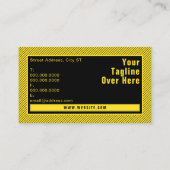 Carte De Visite Géométrique inspirée du chantier  (Dos)