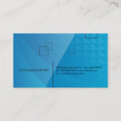 Carte De Visite Géométrique | Lignes et Carrés (Devant)